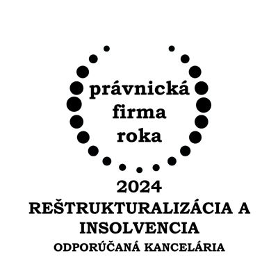 Právnická firma roka 2024 - Reštrukturalizácia a insolvencia
